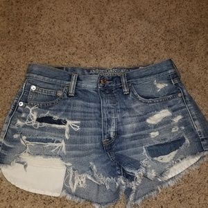 American eagle high waisted shorts